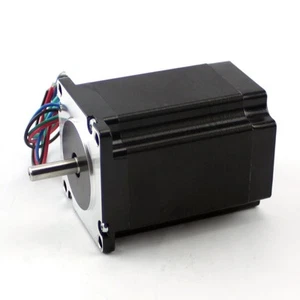 NEMA23 282 oz/in 3A 1/4″ Single Shaft Stepper Motor 0.9 Degree/step - Picture 1 of 3