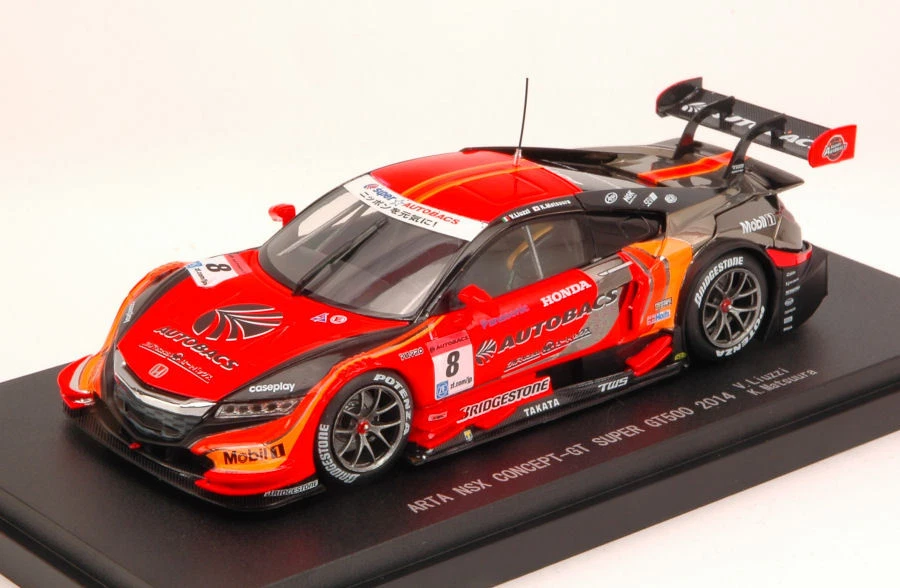 Honda Nsx #8 16th Super Gt500 V. Liuzzi / K. Matsuura 1:43 Model EBBRO - Immagine 1 di 1