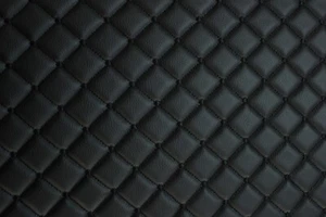 Dot Quilted Vinyl Grain Faux Leather Car Upholstery Fabric | 2"-5cm Stitched - Picture 1 of 45