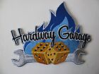 Vintage   Hardway Garage  Dice  5" Patch Iron On   NOS New Stock Free Shipping 