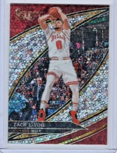 2019-20 Panini Seleziona Zach LaVine Silver Court Side Disco Prizm #287 Bulls! - Foto 1 di 2