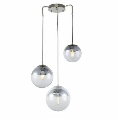 Elegante Lámpara de araña Beckett 1142D23PN níquel pulido 3 luces 23" W Foto 1 de 4