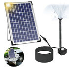 10W Solar Fountain Pump with Large Solar Panel 3 Nozzles Max.  Height G0A4