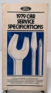 Ford 1979 Car Service Specification - Bild 1 von 4