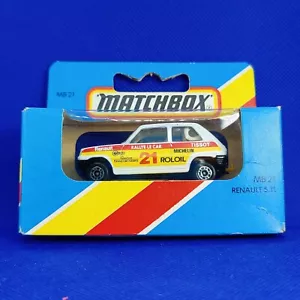 Matchbox MB21 Renault 5 TL Rally 21 Seltic Roloil, 1984 Mint in Unopened Box - Picture 1 of 11
