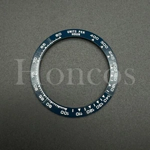 BISEL DE CERÁMICA APTO PARA ROLEX DAYTONA 16500 16520 116500 116520 D/AZUL GRABADO - Imagen 1 de 3