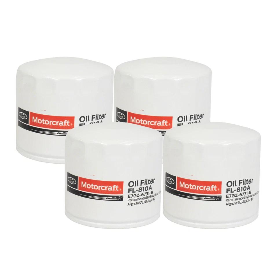 Juego de 4 filtros de aceite de motor Motorcraft OEM para Acura Honda Hyundai Ford Pontiac Foto 1 de 1