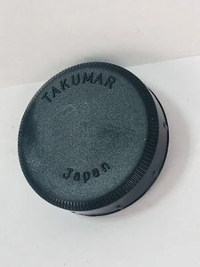 Takumar Coperchio OBIETTIVO Posteriore Custodia Plastica Nera per Asahi Pentax M42 Attacco a Vite - Foto 1 di 5