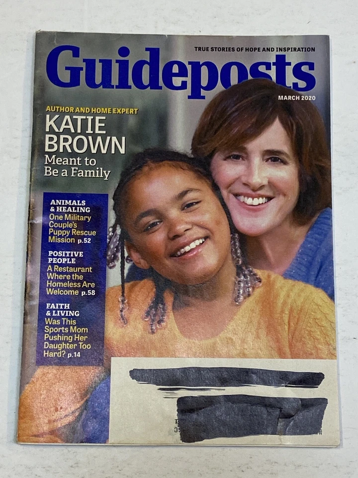 Guideposts Magazine Mar2020 Katie Brown Family Military Animal Healing Sport Mom - Image 1 of 1