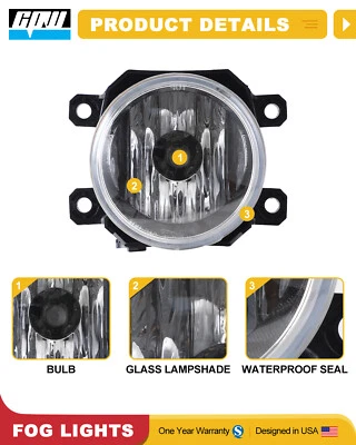 Fog Light w/Bulb Left=Right For 2014-2023 Subaru Forester/18-23 Subaru Crosstrek - Image 1 of 4