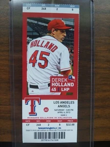 2013 TICKET 4/6/13 Texas VS ANGELS Albert Pujols Home Run 1 & 2 of 13 #476 477 - Picture 1 of 3