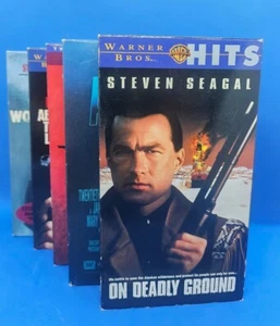 New Price!!! $7.99 5 VHS Tapes STEVEN SEGAL-- 1990 to 2001 - Picture 1 of 8