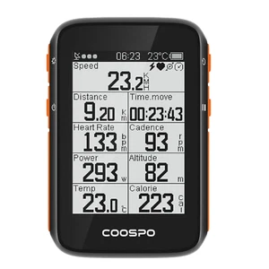 Cycle Computer Bluetooth GPS Compatible With Strava 36 H Akku Bike Speedometer - Picture 1 of 9