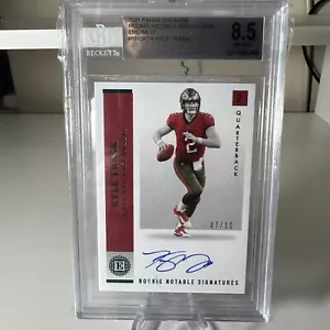 2021 Kyle Trask Encased Rookie Notable Signatures Emerald 07/10 BGS 8.5 10 Auto - Bild 1 von 2