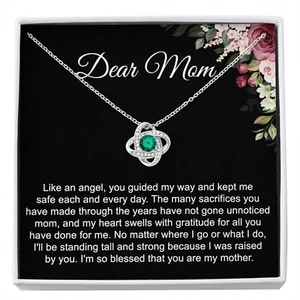 To My Mom Necklace, Christmas Gift For Mom From Daughter Son, Mother's Day Gift - Picture 1 of 18