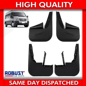 MUDFLAPS GUARD 4X SET FRONT & REAR MUD FLAP FOR FORD TRANSIT MK6 MK7 2000-2014 - Picture 1 of 14
