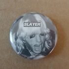 Slayer Pinback Button Pin Badge Heavy Metal Band Jeff Hanneman Thrash Death