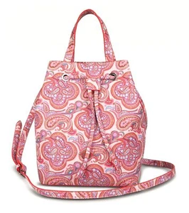 Oilily Summer Paisley Shoulder Bag M Schultertasche Tasche Vanilla pink bunt - Bild 1 von 4