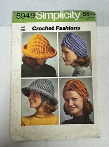 Simplicity Vintage Sewing Pattern Crochet Fashions 5949 (LLO11) - Picture 1 of 4
