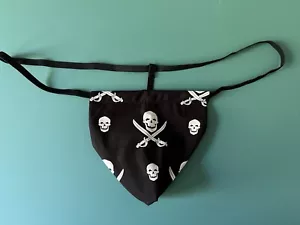 Para Hombres Calavera Huesos Cruzados Halloween Disfraz Calaveras Tanga Tanga Ropa Interior Masculina - Imagen 1 de 1