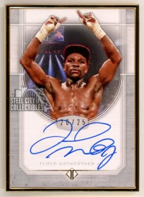 Floyd Mayweather Jr 2017 Topps Transcendent Autograph Card #TCA-FMJ 20/25 - Image 1 of 2