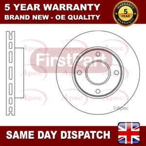 Fits Nissan NV200 2010-2018 1.5 dCi FirstPart Front Brake Disc 402063LG0A - Picture 1 of 2