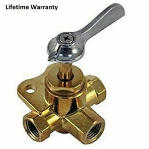 Marpac 7-6948 18-1656 Fuel Tank Selector Valve 3/8" Thread 3 Way Brass Detent - Picture 1 of 1