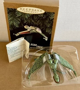Hallmark StarTrek Christmas Ornament 1994 Klingon Bird of Prey - Picture 1 of 9