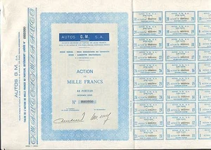 RARE => Autos G.M. SA (LAMENTIN MARTINIQUE) (P) - Imagen 1 de 1