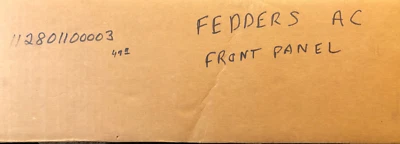 Muelles # 11-28-01100-003 Panel frontal - Ventana/pared aire acondicionado Foto 1 de 4