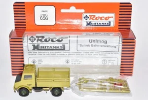 Roco Minitanks 656 MB U1300 L Unimog mit Pritsche, beige NEU & OVP 1:87 - Bild 1 von 3