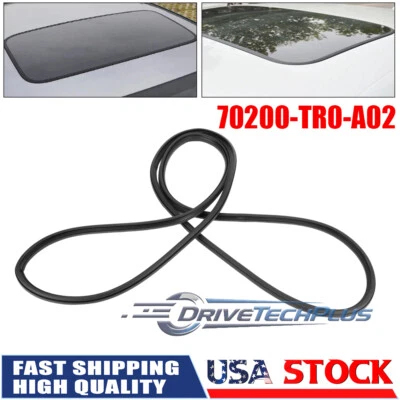 Sunroof Glass Weatherstrip Seal Strip Molding Trim For Honda Civic 2012 2013-15 Foto 1 de 4