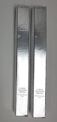 LANCOME CEPILLO DE SOMBRA DE OJOS GRANDE #11 MAQUILLAJE COSMÉTICO SOMBRAS DE OJOS PINCELES ¡LOTE DE 2! Foto 1 de 4