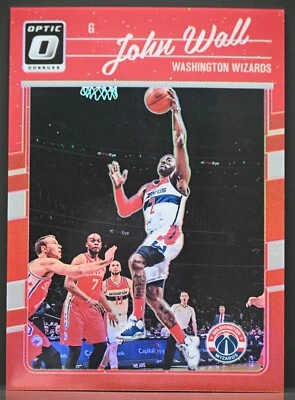 2016-17 Donruss Optic #140 John Wall /99 红色 Prizm 华盛顿奇才 — 第 1/2 张图片