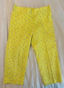 Janie and Jack Sunshine Ahead Pants Adjustable Waist Side Zipper EUC Size 4 - Picture 1 of 2