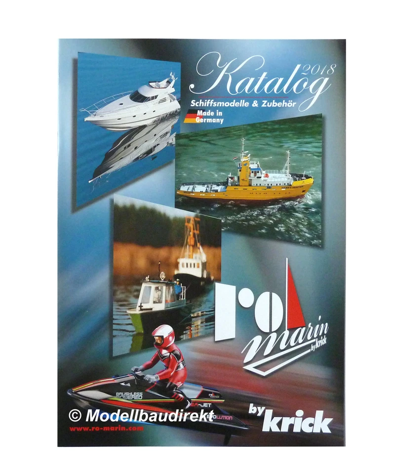 Krick Ro-Marin (Robbe) Prospekt / Katalog RC Schiffe & Zubehör NEU - Image 1 of 1