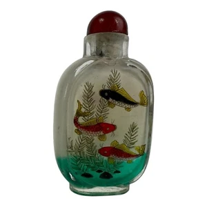 Vintage Reverse Hand Painted Snuff Bottle Very Rare Original - Picture 1 of 9