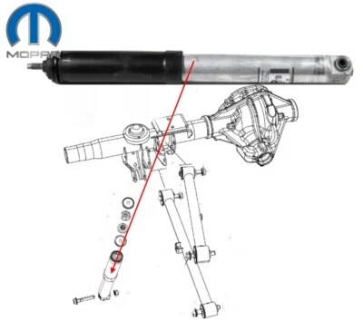 Stoßdämpfer Hinter Achse RAM 1500 DT (mit Luftfahrwerk) STÜCK - Bild 1 von 2