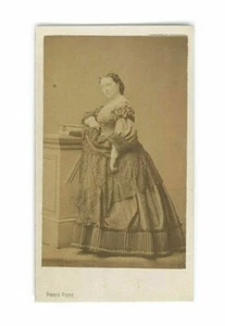 CDV Vintage Photographs PIERRE PETTIT - Marie Cabel - OPERA - Albumen c.1862 - Picture 1 of 8
