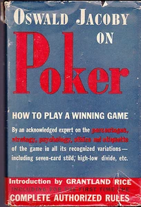 Oswald Jacoby on Poker HC DJ How to Play a Winning Game 1943 Grantland Rice - Picture 1 of 1