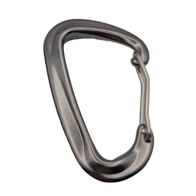 ZEROLIMITS Karabinerhaken Edelstahl 8kN 816kg Silber Mountaineering Haken Clip