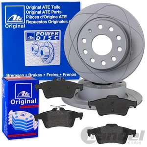 ATE PowerDisc BREMSSCHEIBEN 280mm+ BELÄGE HINTEN für FORD FOCUS 2 II MK2 + C-MAX - Bild 1 von 7