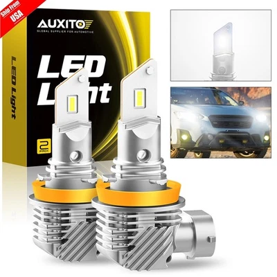 H11 H8 LED Headlight Bulbs Kit 6500K White 550000LM High/Low Beam Super Bright - Image 1 of 4