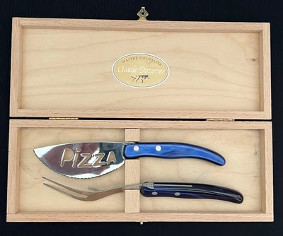 Juego para servir pizza Claude Dozorme Laguiole - Hecho en Francia Foto 1 de 4