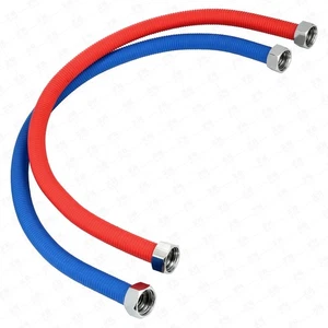 24Inch Flexible Stainless Steel Corrugated Water Heater Connector,3/4"FIP x 3... - Foto 1 di 6