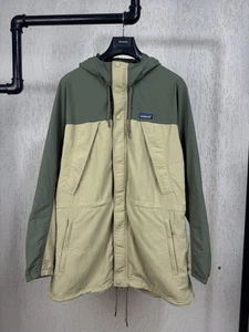 Patagonia Recycled Nylon Parka Olive Green/Tan Men’s Size XL Outdoor Jacket - Picture 1 of 18