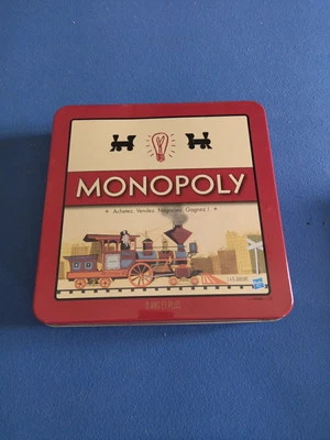 Rare MONOPOLY  NOSTALGIE 1950 Boîte métallique - PARKER  - Photo 1/4