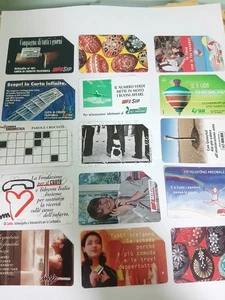 Set 15 schede telefoniche Sip Telecom Collection Card Vintage Anni 90/2000 #111 - Foto 1 di 6