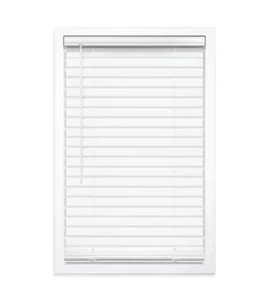 Stylewell 2” White Cordless Room Darkening Vinyl Blinds with 35 x 64 - Picture 1 of 4
