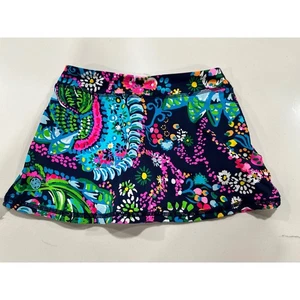 Lilly Pulitzer Skort UPF 50+ Athletic Skirt Colorful Print Kids Size 4-5 - Picture 1 of 5